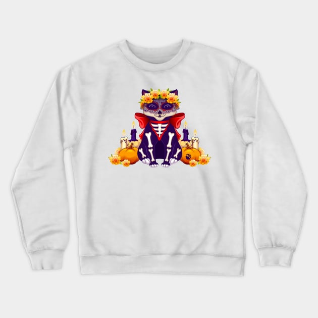 Catoween Crewneck Sweatshirt by Cool-Ero